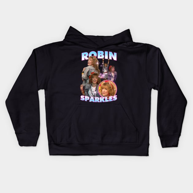 Robin Sparkles Bootleg Kids Hoodie by RetroVania